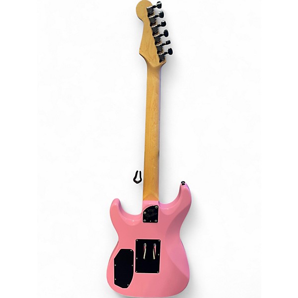 Used Fender Limited Edition HM Stratocaster Pink Solid Body Electric Guitar