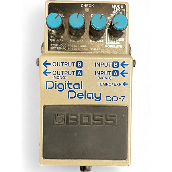 Used BOSS DD7 Digital Delay Effect Pedal