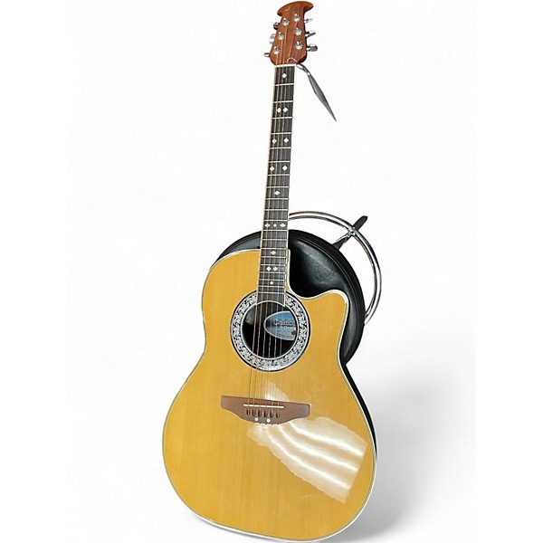 Used Ovation CC68 CELEBRITY Natural Acoustic Electric Guitar