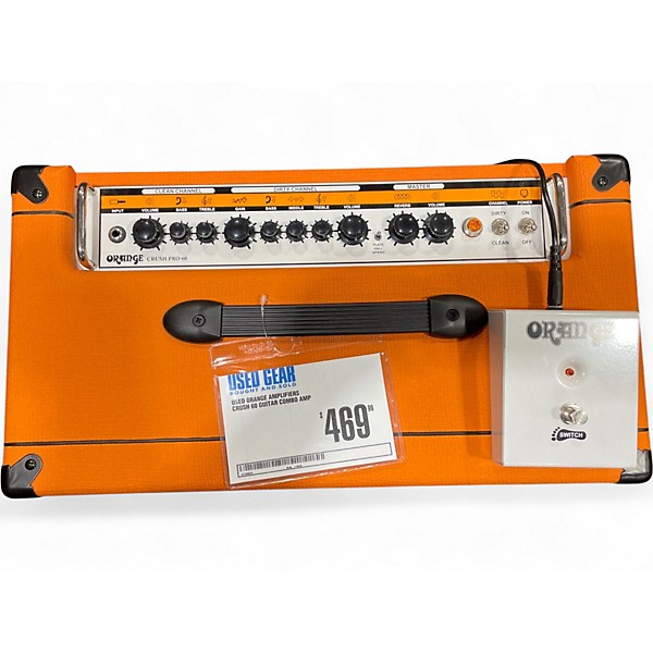 Used Orange Amplifiers Crush 60 Guitar Combo Amp