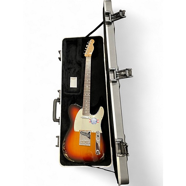 Used Fender American Standard Telecaster 3 Color Sunburst Solid Body Electric Guitar