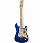 Used 2000s Fender American Standard Stratocaster Blue Solid Body Electric Guitar thumbnail