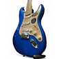 Used 2000s Fender American Standard Stratocaster Blue Solid Body Electric Guitar