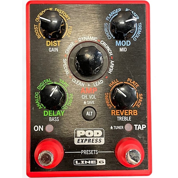 Used Line 6 POD EXPRESS GUITAR Effect Processor