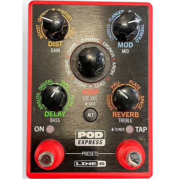Used Line 6 POD EXPRESS GUITAR Effect Processor