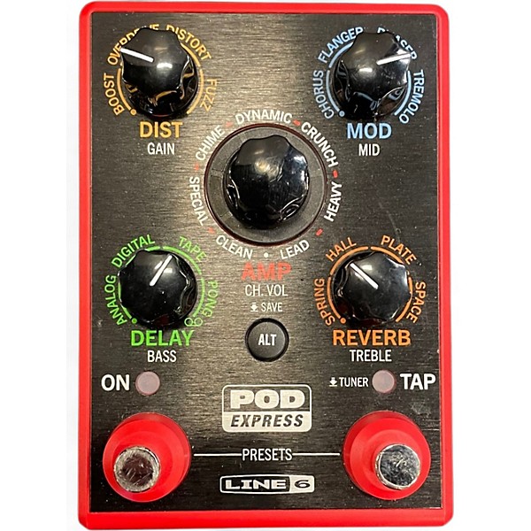 Used Line 6 POD EXPRESS GUITAR Effect Processor