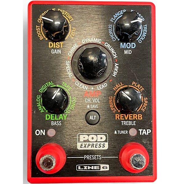 Used Line 6 POD EXPRESS GUITAR Effect Processor