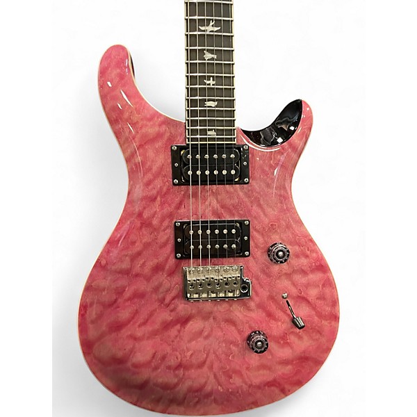 Used PRS SE Custom 24 QUILTED VIOLET Solid Body Electric Guitar