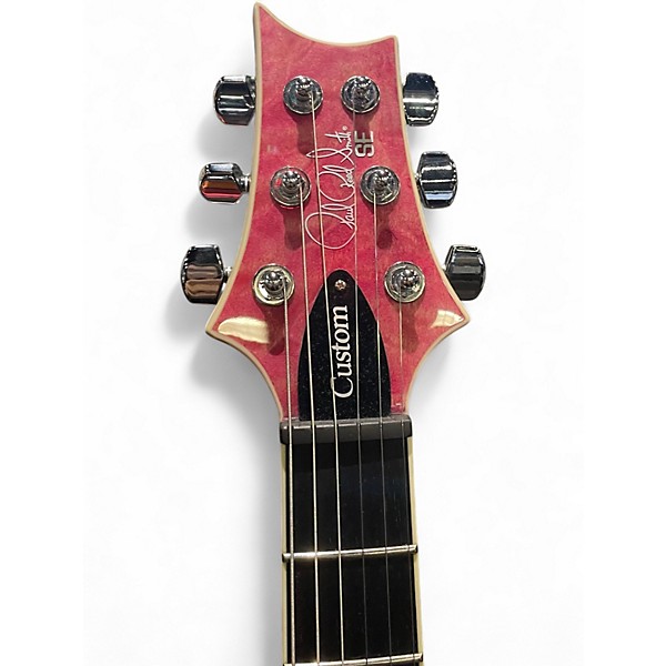 Used PRS SE Custom 24 QUILTED VIOLET Solid Body Electric Guitar