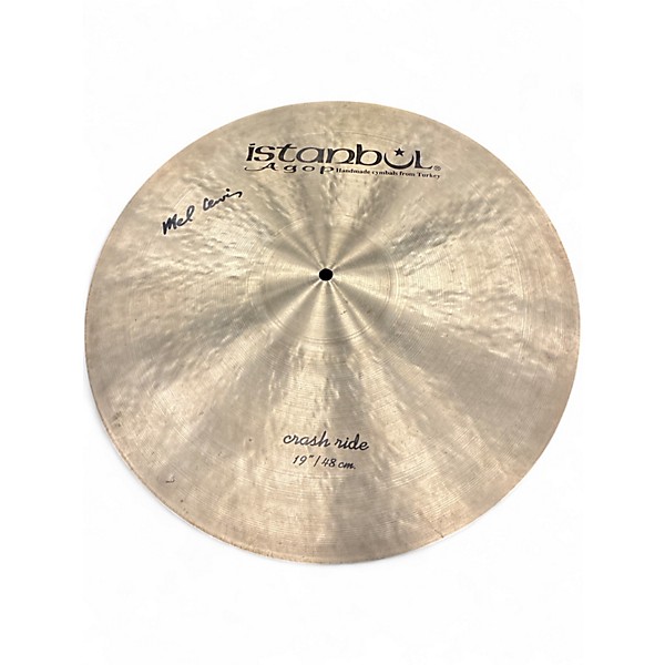 Used Istanbul Agop 19in Mel Lewis Signature Crash Ride Cymbal