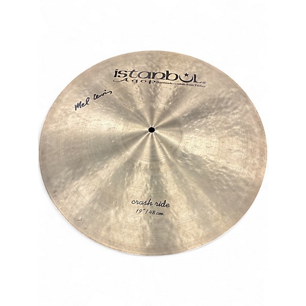 Used Istanbul Agop 19in Mel Lewis Signature Crash Ride Cymbal