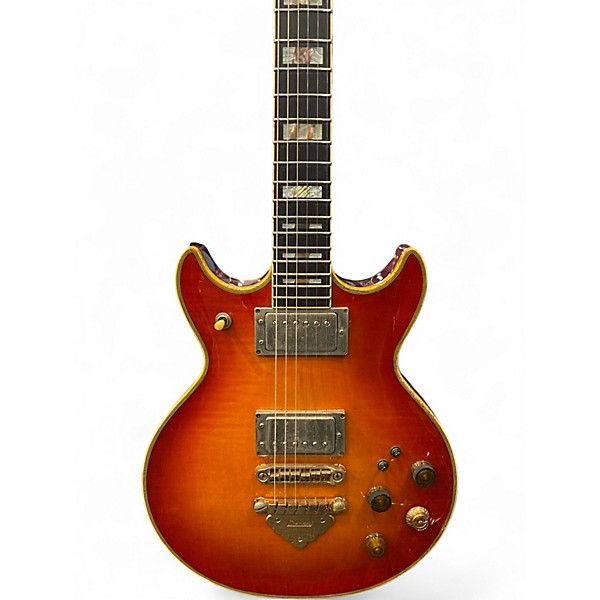 Used Ibanez Artist AR350 Cherry Sunburst Solid Body Electric Guitar