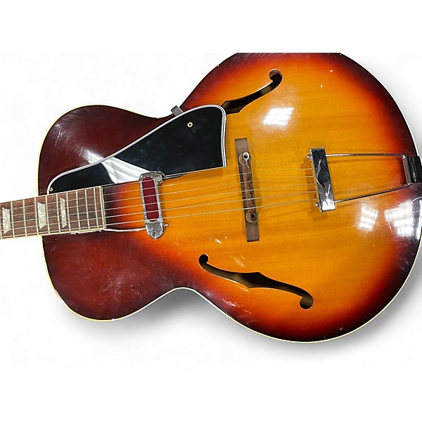 Vintage 1969 Gibson L-50 ARCHTOP  3 Color Sunburst Hollow Body Electric Guitar