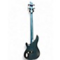 Used Schecter Guitar Research C4 GT 4 String Satin Trans Blue Electric Bass Guitar