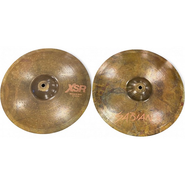 Used SABIAN 14in XSR Monarch Hi Hat Pair Cymbal