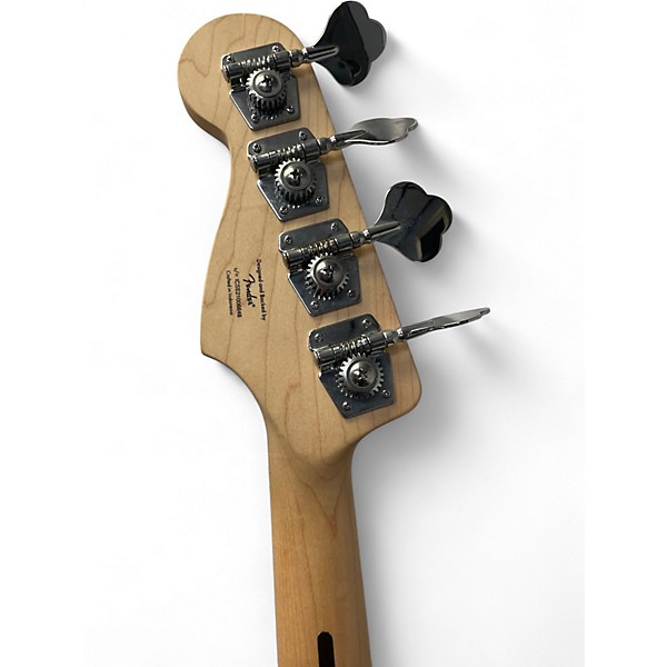 Used Squier Vintage Modified Jazz Bass Black Electric Bass Guitar