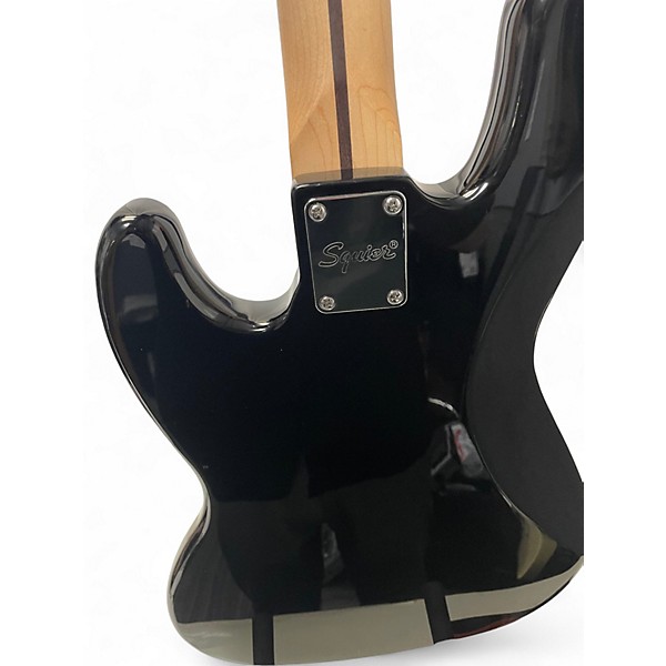 Used Squier Vintage Modified Jazz Bass Black Electric Bass Guitar