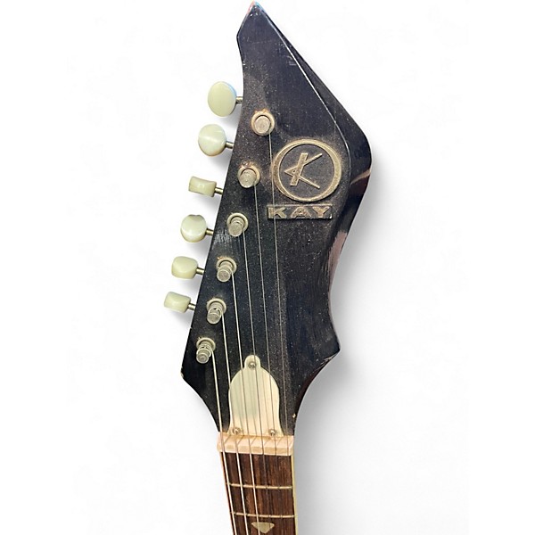 Vintage 1960s Kay VANGUARD II Sunburst Solid Body Electric Guitar