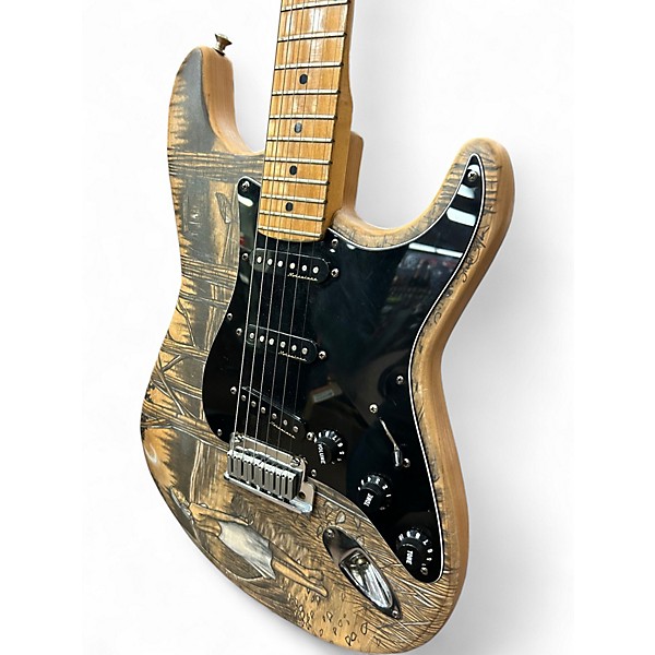 Used Fender American Standard Stratocaster CUSTOM ETCH Solid Body Electric Guitar