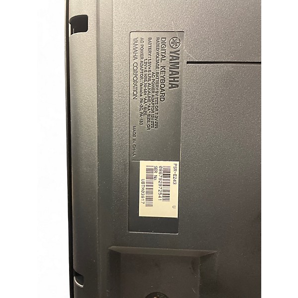 Used Yamaha PSRE243 61 Key Portable Keyboard