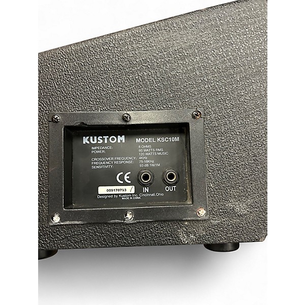 Used Kustom KSC10M Unpowered Speaker