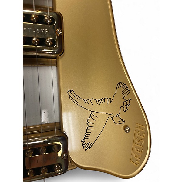 Used Gretsch Guitars G6136TG-PE-WHT white Hollow Body Electric Guitar