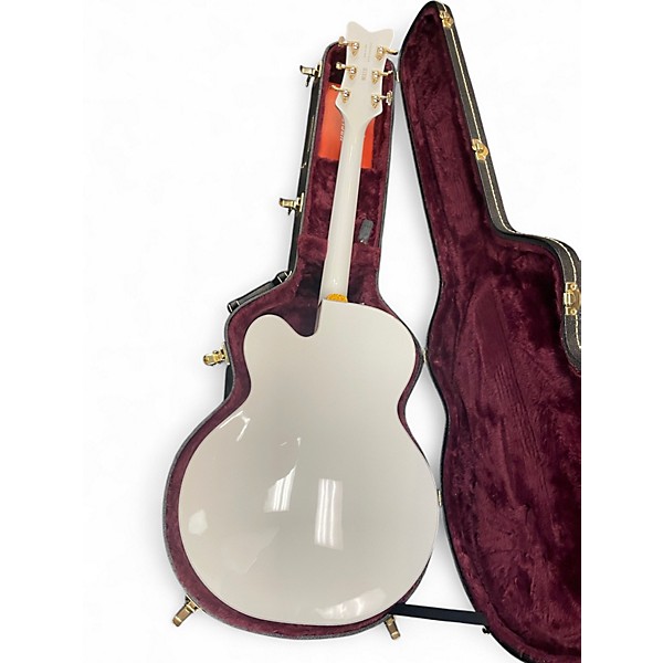 Used Gretsch Guitars G6136TG-PE-WHT white Hollow Body Electric Guitar