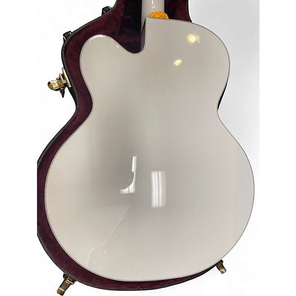 Used Gretsch Guitars G6136TG-PE-WHT white Hollow Body Electric Guitar