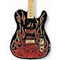 Used Fender Artist Series James Burton Telecaster Red Paisley Flames Solid Body Electric Guitar