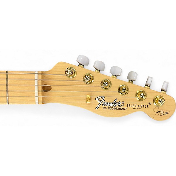 Used Fender Artist Series James Burton Telecaster Red Paisley Flames Solid Body Electric Guitar