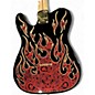 Used Fender Artist Series James Burton Telecaster Red Paisley Flames Solid Body Electric Guitar