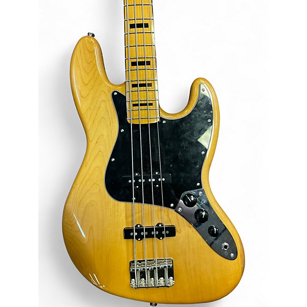 Used Squier Classic Vibe 70s Jazz Bass Natural Electric Bass Guitar