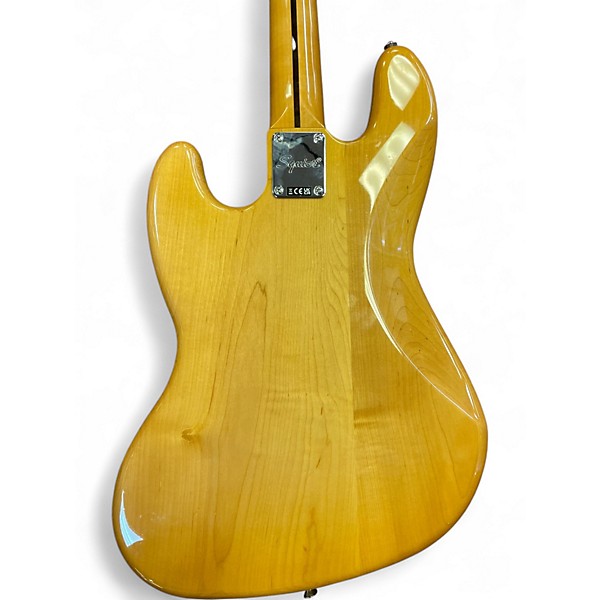 Used Squier Classic Vibe 70s Jazz Bass Natural Electric Bass Guitar