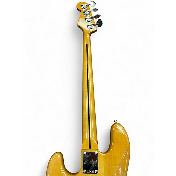 Used Squier Classic Vibe 70s Jazz Bass Natural Electric Bass Guitar