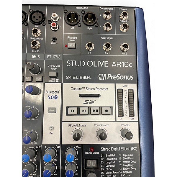 Used PreSonus STUDIO LIVE AR16C Digital Mixer