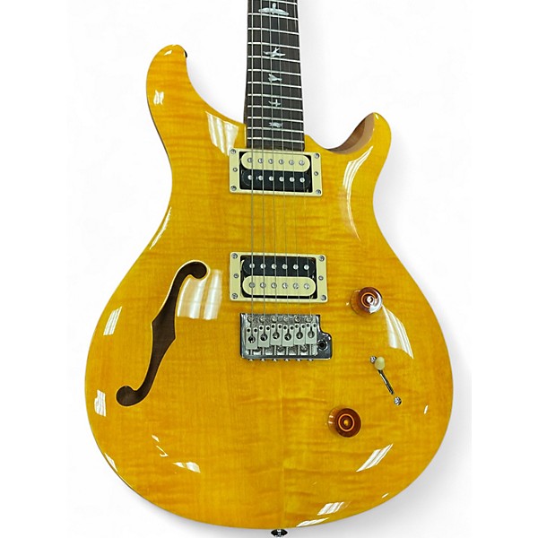 Used PRS SE Custom 22 Semi-Hollowbody Natural Hollow Body Electric Guitar