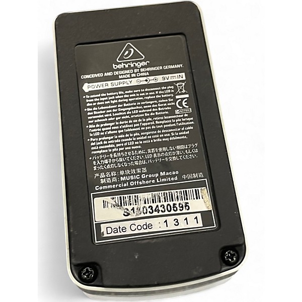 Used Behringer NR300 Noise Reduction Effect Pedal