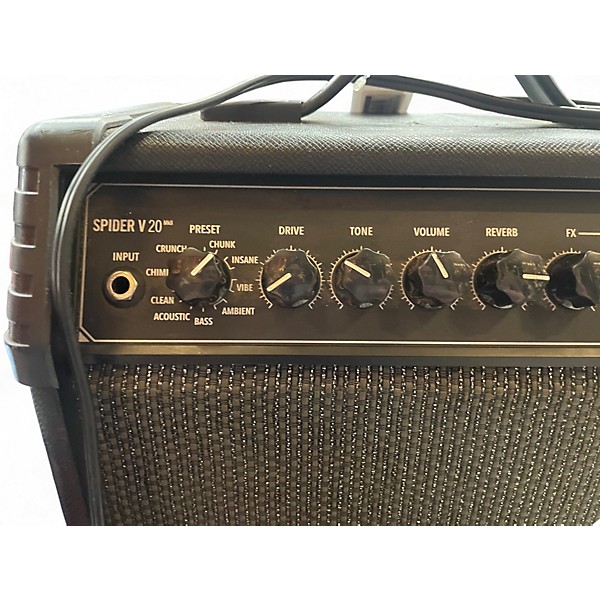 Used Line 6 Spider V 20 MkII 20w 1x8 Guitar Combo Amp
