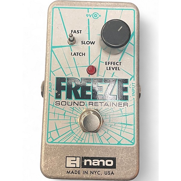 Used Electro-Harmonix Freeze Sound Retainer Compression Effect Pedal