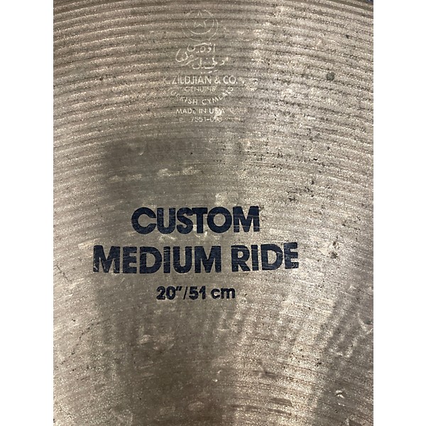 Used Zildjian 20in K Custom Medium Ride Cymbal