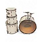 Vintage 1973 Slingerland 4 Piece Rock N' Roll Outfit White Drum Kit thumbnail