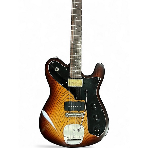 Used 2016 Echopark Clarence J El Sunburst Solid Body Electric Guitar