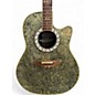 Used Ovation Ultra Series 1527 Snakeskin Acoustic Electric Guitar