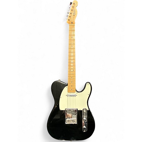 Used Fender Telecaster Squier Series Black Solid Body Electric Guitar