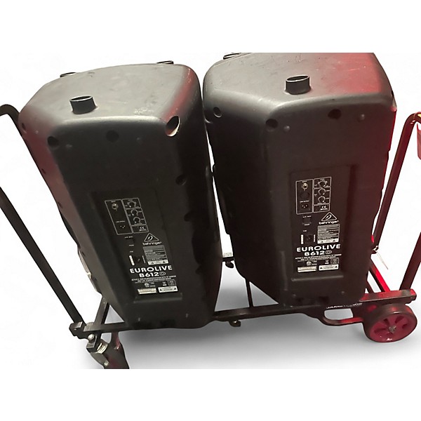 Used Behringer Eurolive B612D Pair Powered Speaker