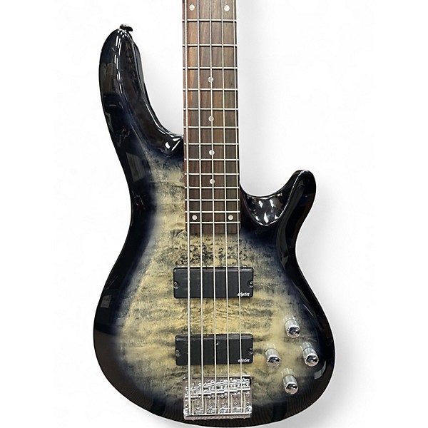 Used Schecter Guitar Research diamond Black Electric Bass Guitar