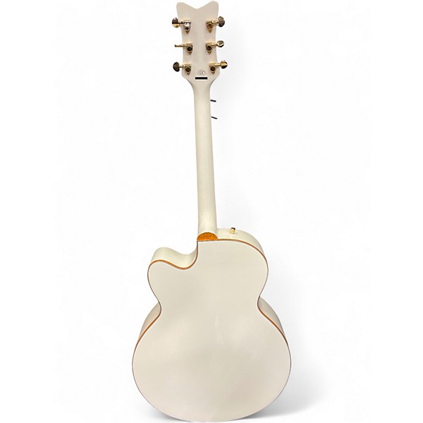 Used Gretsch Guitars G5022C Rancher Falcon White Acoustic Electric Guitar