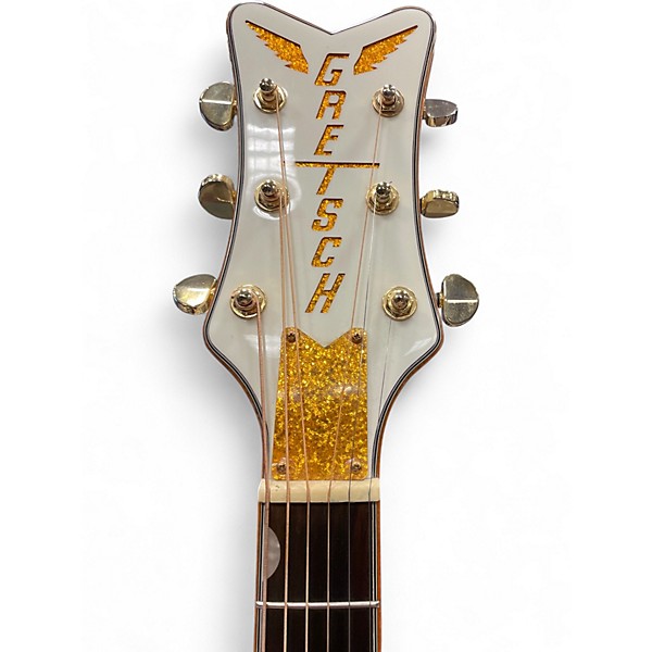 Used Gretsch Guitars G5022C Rancher Falcon White Acoustic Electric Guitar