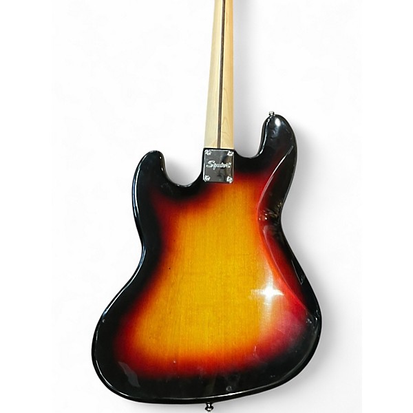 Used Squier Affinity Jazz Bass 2 Tone Sunburst Electric Bass Guitar