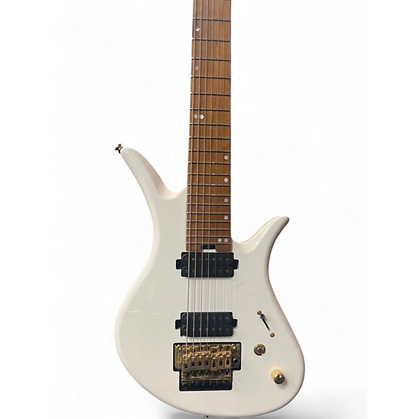 Used Legator CC7 White Solid Body Electric Guitar